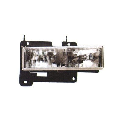 1993 gmc c k front passenger side replacement headlight assembly arswlgm2503101v
