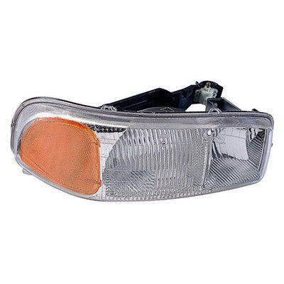 2007 gmc sierra front passenger side replacement headlight assembly arswlgm2503188c