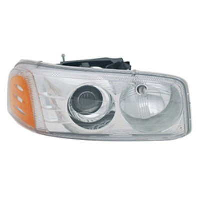 2005 gmc yukon front passenger side replacement headlight assembly arswlgm2503214v