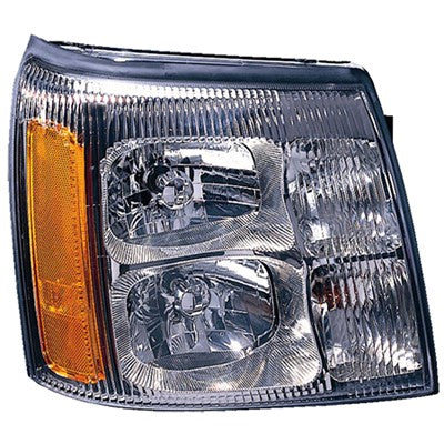 2002 cadillac escalade ext front passenger side replacement halogen headlight assembly arswlgm2503232v