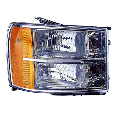 2007 gmc sierra front passenger side replacement headlight assembly arswlgm2503283c