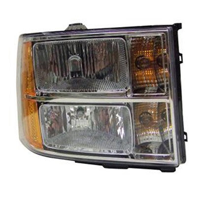 2009 gmc sierra front passenger side replacement headlight assembly arswlgm2503283v