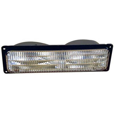 1994 gmc yukon front driver side replacement turn signal parking light lens and housing arswlgm2520128v