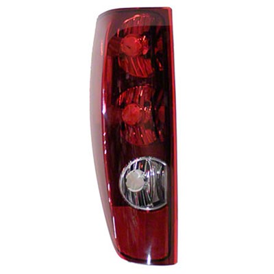 2008 gmc canyon rear driver side replacement tail light assembly lens and housing arswlgm2800164c