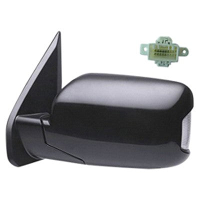 2013 honda pilot driver side power door mirror with heated glass with mirror memory with turn signal arswmho1320249