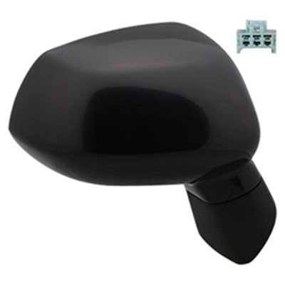 2008 honda fit passenger side power door mirror without heated glass arswmho1321235