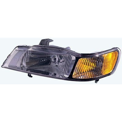2002 honda odyssey front driver side replacement headlight lens and housing arswlho2502114c