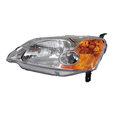 2002 honda civic front driver side replacement headlight lens and housing arswlho2502116v