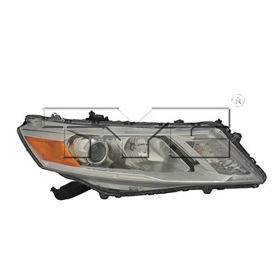 2014 honda accord crosstour front driver side replacement halogen headlight assembly arswlho2502155c
