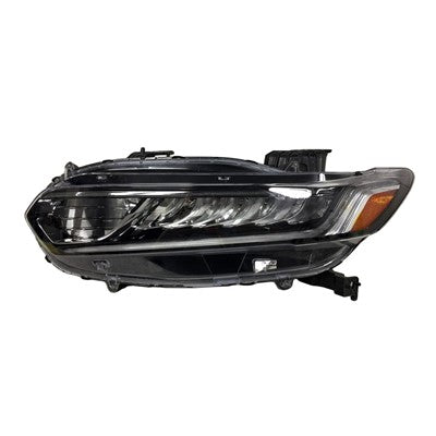 2018 honda accord front driver side replacement led headlight assembly arswlho2502187