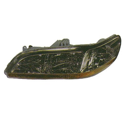 1998 honda accord front passenger side replacement headlight lens and housing arswlho2503111v