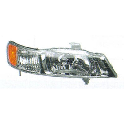 2001 honda odyssey front passenger side replacement headlight lens and housing arswlho2503114v