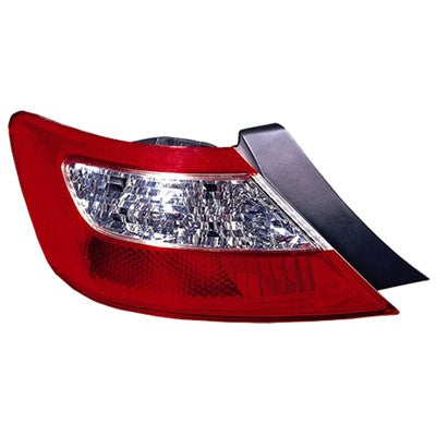 2007 honda civic rear driver side replacement tail light lens and housing arswlho2800165v
