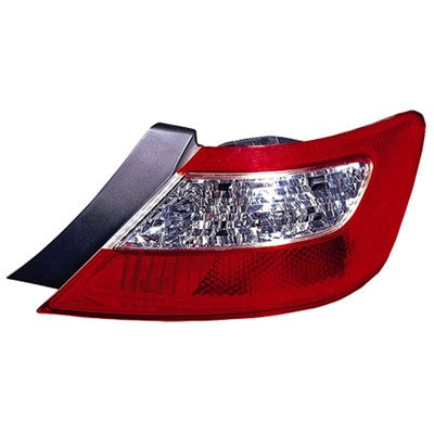 2007 honda civic rear passenger side replacement tail light lens and housing arswlho2801164v