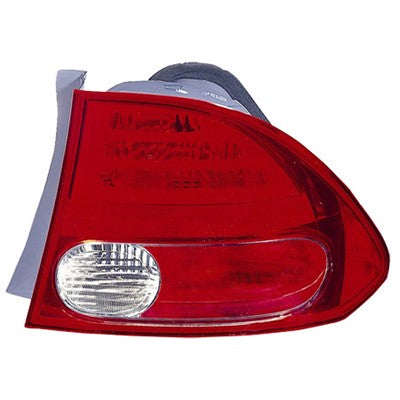 2007 honda civic rear passenger side replacement tail light assembly arswlho2801165v