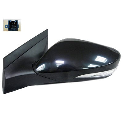2014 hyundai accent driver side power door mirror with heated glass with turn signal arswmhy1320183
