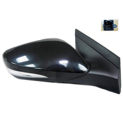 2013 hyundai accent passenger side power door mirror with heated glass with turn signal arswmhy1321183
