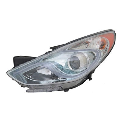 2013 hyundai sonata front driver side oem headlight assembly arswlhy2502177oe