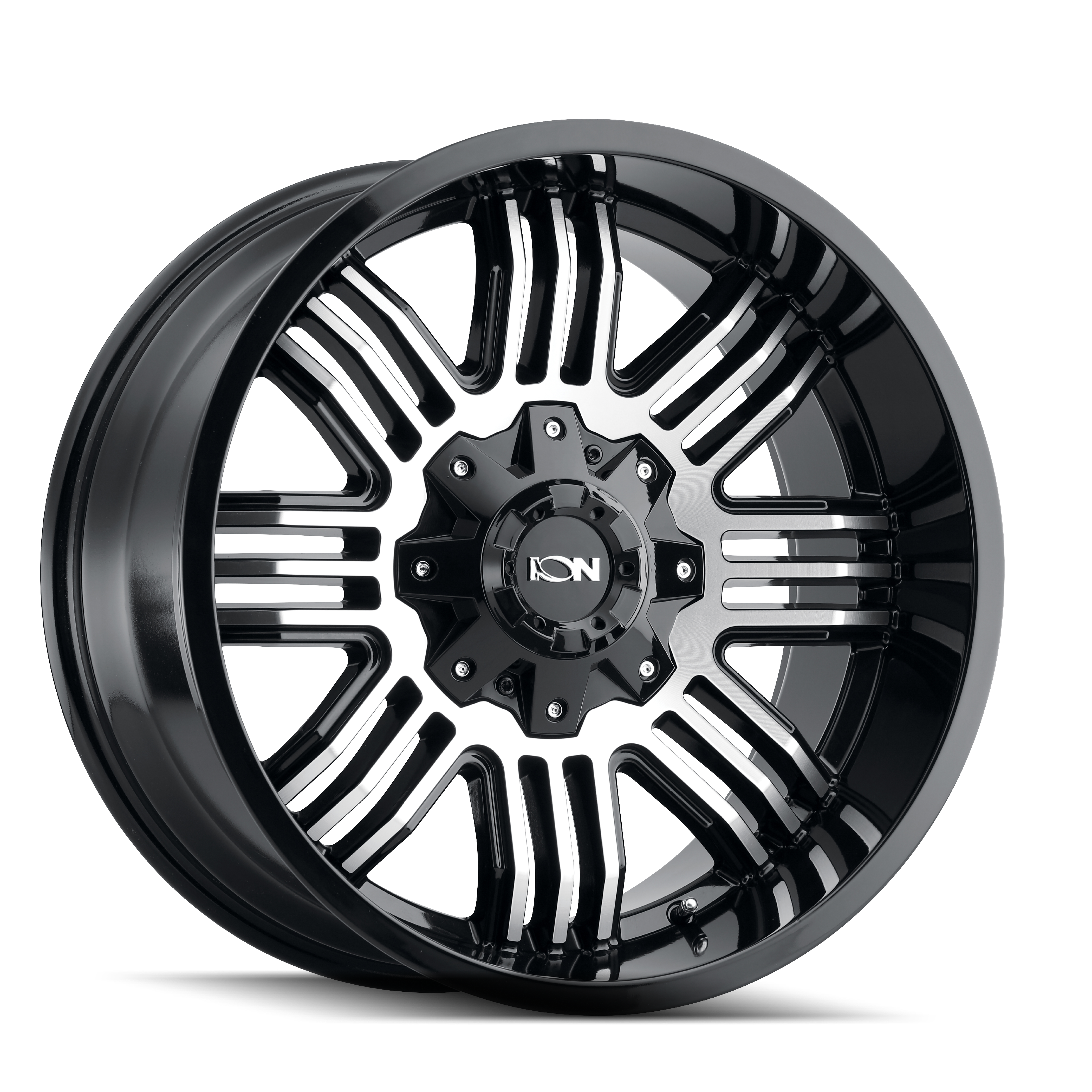Ion 20"x10" Non-Chrome Black/Machined Custom Wheel ARSWCW1442170B