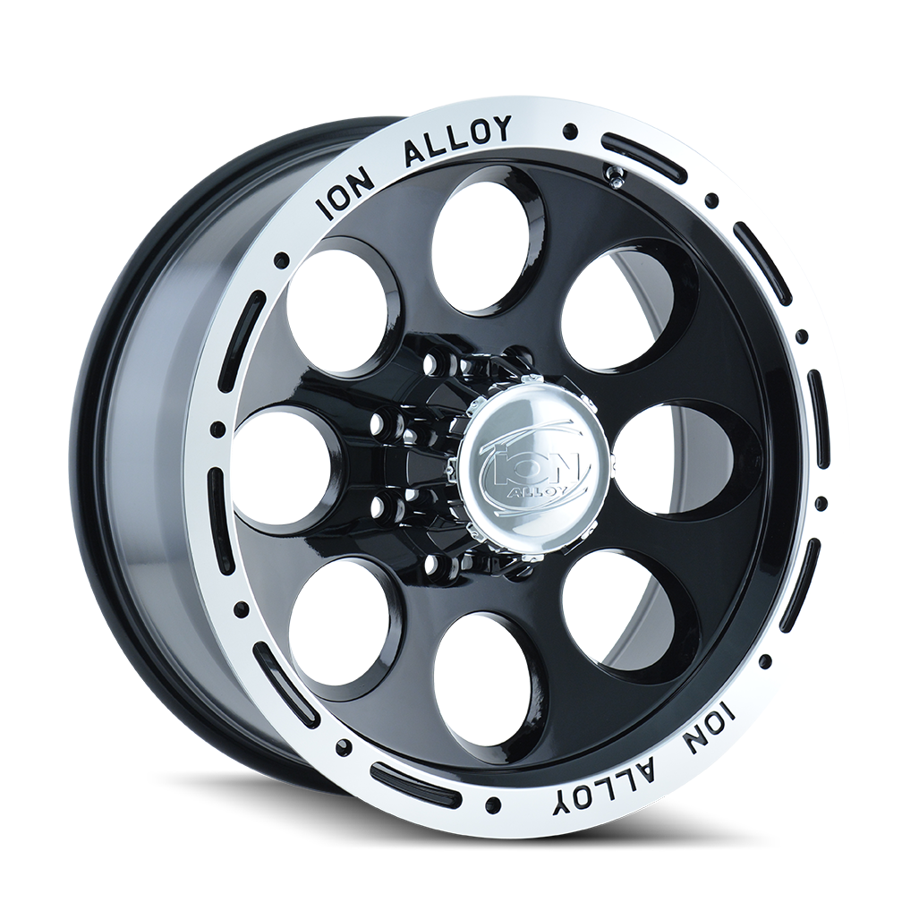 Ion 16"x10" Non-Chrome Black/Machined Custom Wheel ARSWCW1746170B