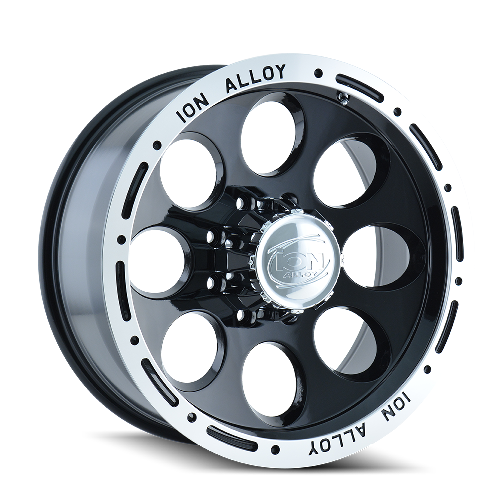 Ion 16"x10" Non-Chrome Black/Machined Custom Wheel ARSWCW1746185B