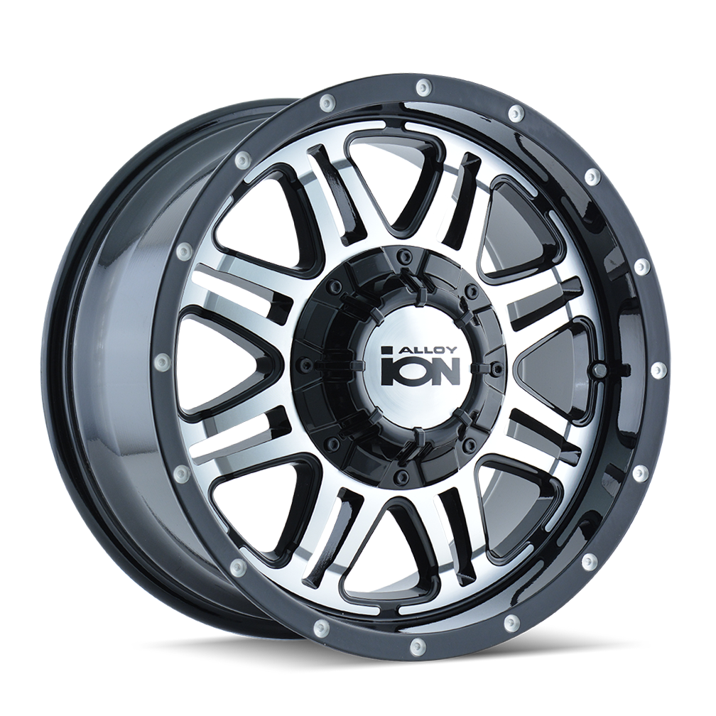 Ion 18"x9" Non-Chrome Black/Machined Custom Wheel ARSWCW1868976B