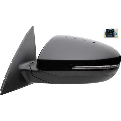 2011 kia optima driver side power mirror with heated glass arswmki1320153