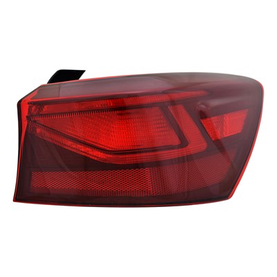 2021 kia forte rear passenger side replacement led tail light assembly arswlki2805156