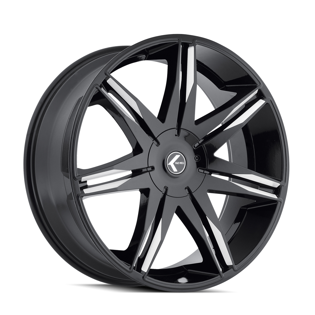 Kraze 24"x9.5" Non-Chrome Black/Milled Custom Wheel ARSWCWKR14324937M30