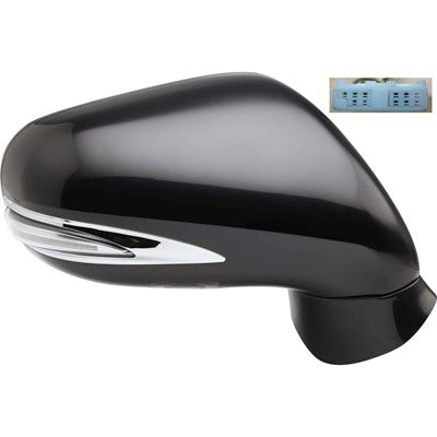 2010 lexus is250 passenger side oem power door mirror with heated glass arswmlx1321111usoe