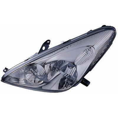 2004 lexus es330 front driver side replacement halogen headlight lens and housing arswllx2502114c