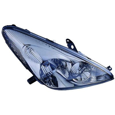2004 lexus es330 front passenger side replacement halogen headlight lens and housing arswllx2503114c