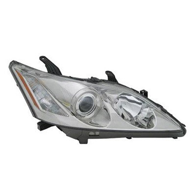 2007 lexus es350 front passenger side replacement halogen headlight lens and housing arswllx2503134v