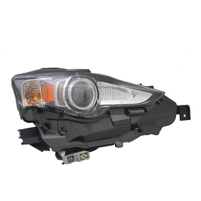 2016 lexus is200t front passenger side replacement hid headlight assembly lens and housing arswllx2503157c