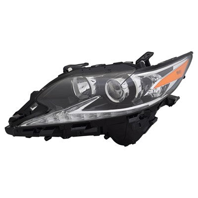 2017 lexus es350 front driver side replacement halogen headlight lens and housing arswllx2518158c