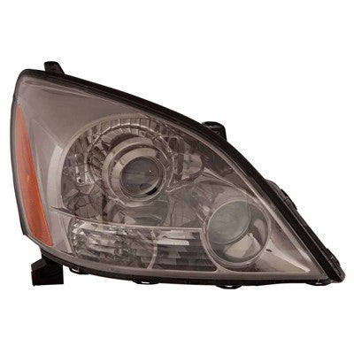 2005 lexus gx470 front passenger side replacement headlight lens and housing arswllx2519108c