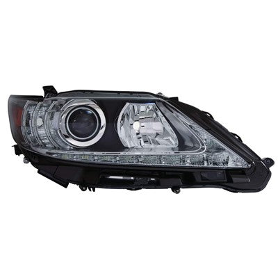 2015 lexus es300h front passenger side oem halogen headlight combination assembly lens and housing arswllx2519139oe