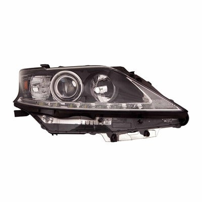 2014 lexus rx350 front passenger side replacement hid headlight lens and housing arswllx2519157c