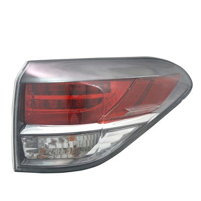 2014 lexus rx350 rear passenger side replacement tail light assembly arswllx2805112c
