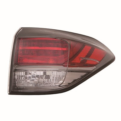 2014 lexus rx350 rear passenger side replacement tail light lens and housing arswllx2805115c