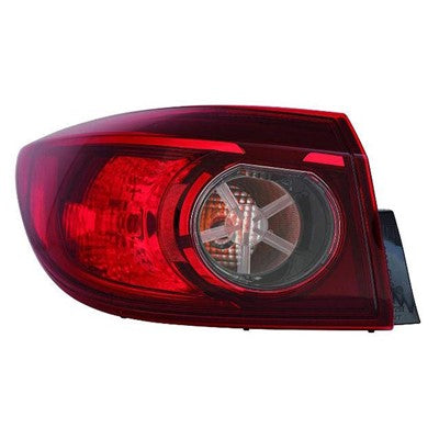 2018 mazda 3 rear driver side oem tail light assembly arswlma2804123oe