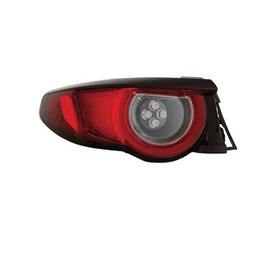 2021 mazda 3 rear driver side replacement led tail light assembly arswlma2804136c