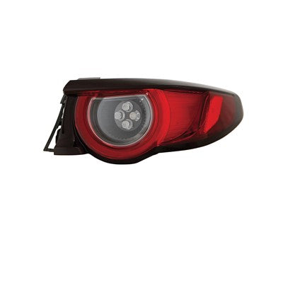 2021 mazda 3 rear passenger side replacement led tail light assembly arswlma2805136c