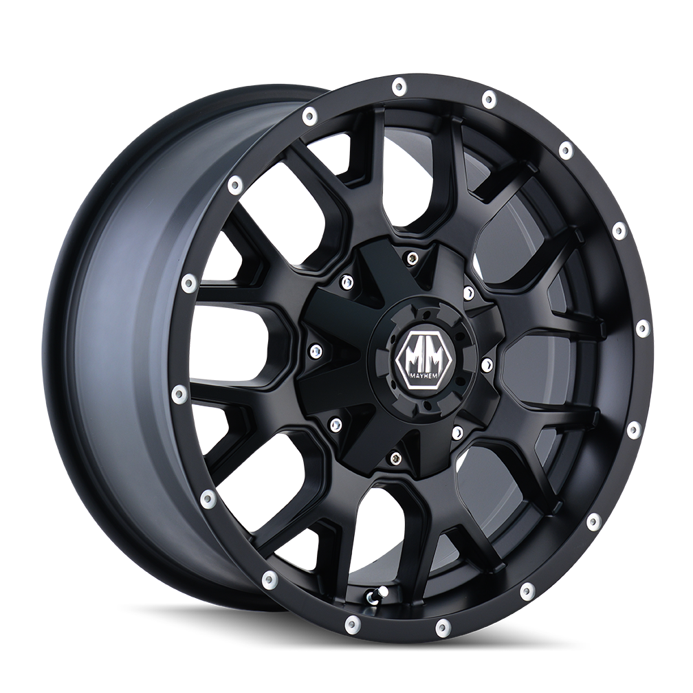 Mayhem 18"x9" Non-Chrome Matte Black Custom Wheel ARSWCW80158937MB18