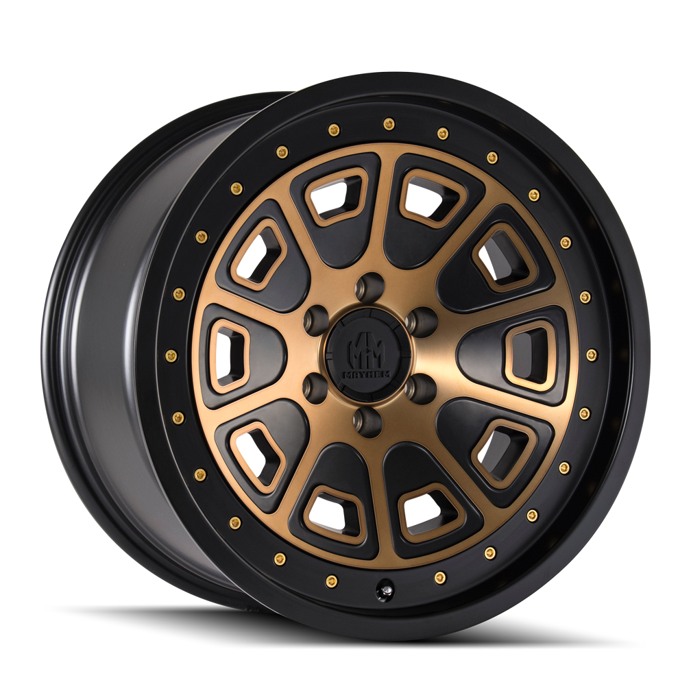 Mayhem 17"x9" Non-Chrome Matte Black w/Bronze Tint Custom Wheel ARSWCW83017936TZ