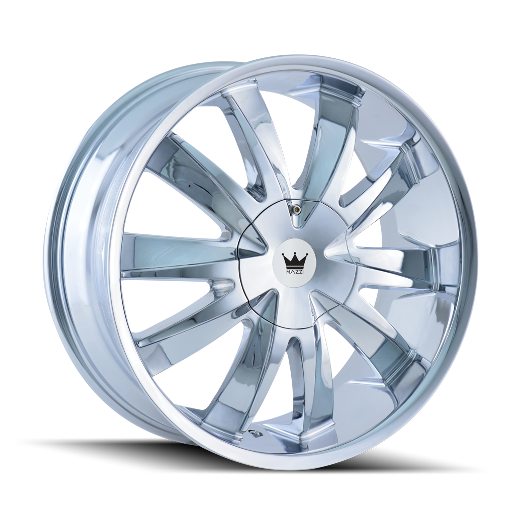 Mazzi 22"x8.5" Chrome Chrome Custom Wheel ARSWCW33722809C