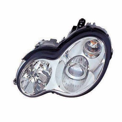 2004 mercedes c240 front driver side replacement bi xenon headlight lens and housing arswlmb2502121