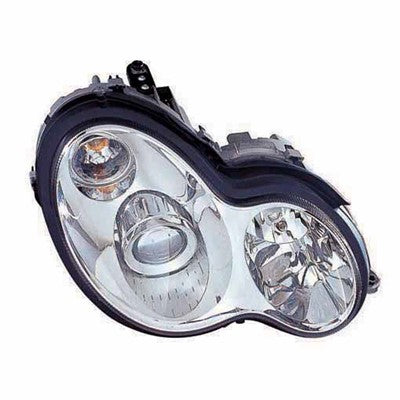 2004 mercedes c240 front passenger side replacement bi xenon headlight lens and housing arswlmb2503121