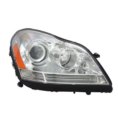 2008 mercedes gl320 front passenger side replacement halogen headlight assembly arswlmb2503202c