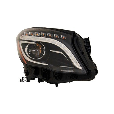 2016 mercedes gla250 front passenger side replacement hid headlight assembly arswlmb2503234c